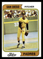 1974 Topps #102 Bill Greif Ex-Mint San Diego  ID: 463381