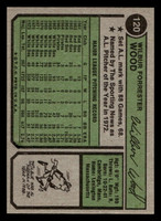 1974 Topps #120 Wilbur Wood Near Mint  ID: 463443