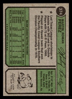 1974 Topps #374 Marty Perez Ex-Mint  ID: 464258