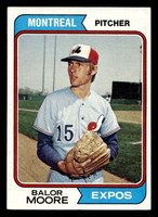 1974 Topps #453 Balor Moore Ex-Mint  ID: 464504