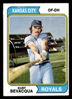 1974 Topps #454 Kurt Bevacqua Very Good 