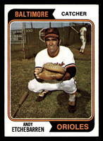 1974 Topps #488 Andy Etchebarren Ex-Mint  ID: 464625