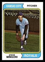 1974 Topps #537 Steve Mingori Near Mint  ID: 464782