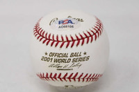 Luis Gonzalez PSA/DNA Signed Auto Baseball Diamondbacks 2001 WS Game 7 GW Hit