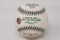 Cal Ripken Jr PSA/DNA Signed Auto Baseball Orioles 01 AS Game Ball 7-10-2001