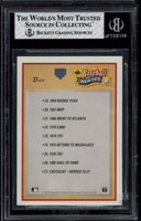 1991 Upper Deck #27 Hank Aaron Braves BGS 8 NM-Mint Heroes