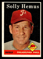 1958 Topps #207 Solly Hemus Excellent  ID: 466096