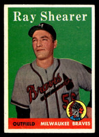 1958 Topps #283 Ray Shearer Excellent+ RC Rookie  ID: 466177