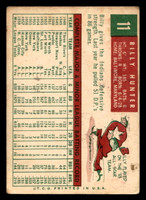 1959 Topps #11 Billy Hunter G-VG 