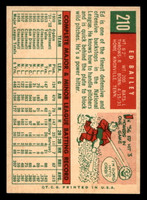 1959 Topps #210 Ed Bailey Near Mint+  ID: 466911