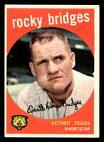 1959 Topps #318 Rocky Bridges Excellent+  ID: 467079