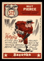 1959 Topps #572 Billy Pierce AS G-VG 