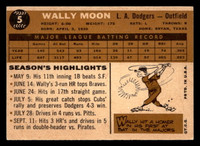 1960 Topps #5 Wally Moon Excellent+  ID: 467427