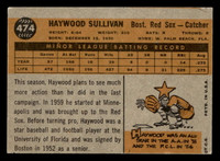 1960 Topps #474 Haywood Sullivan Excellent 