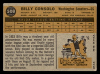 1960 Topps #508 Billy Consolo Very Good  ID: 468099