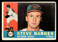 1960 Topps #514 Steve Barber G-VG RC Rookie 
