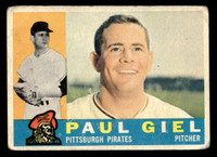 1960 Topps #526 Paul Giel Good 