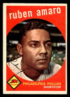 1959 Topps #178 Ruben Amaro Excellent+ RC Rookie  ID: 468321