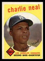 1959 Topps #427 Charlie Neal Excellent+  ID: 468440