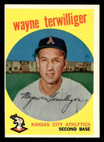 1959 Topps #496 Wayne Terwilliger UER Ex-Mint  ID: 468481