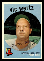 1959 Topps #500 Vic Wertz Ex-Mint  ID: 468485