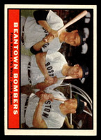 1961 Topps #173 Frank Malzone/Vic Wertz/Jackie Jensen Beantown Bombers Ex-Mint  ID: 469456