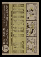 1961 Topps #177 Don Larsen Excellent+  ID: 469464