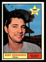 1961 Topps #229 Rudy Hernandez Near Mint RC Rookie  ID: 469568