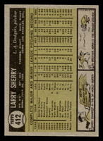 1961 Topps #412 Larry Sherry Near Mint  ID: 469952