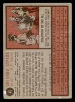 1962 Topps #40 Orlando Cepeda Good  ID: 470236
