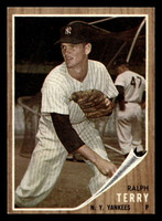 1962 Topps #48 Ralph Terry UER Near Mint  ID: 470239