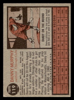 1962 Topps #119 Danny Murphy Excellent+  ID: 470280