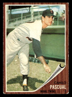 1962 Topps #230 Camilo Pascual Very Good  ID: 470448