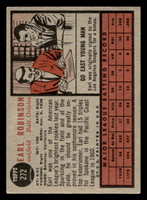 1962 Topps #272 Earl Robinson Excellent+  ID: 470532