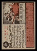 1962 Topps #290 Jim Gentile VG-EX 