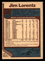 1977-78 O-Pee-Chee #58 Jim Lorentz Near Mint OPC 