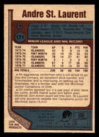 1977-78 O-Pee-Chee #171 Andre St. Laurent Near Mint OPC 