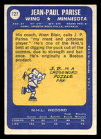 1969-70 Topps #127 J.P. Parise Excellent+  ID: 473335