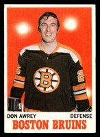 1970-71 Topps #4 Don Awrey Very Good 