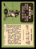 1970-71 Topps #4 Don Awrey Very Good 