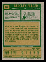 1971-72 Topps #66 Barclay Plager Near Mint  ID: 474084