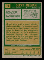 1971-72 Topps #74 Gerry Meehan Excellent+  ID: 474117