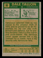 1971-72 Topps #95 Dale Tallon Ex-Mint  ID: 474209