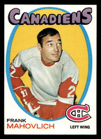1971-72 Topps #105 Frank Mahovlich Ex-Mint  ID: 474246