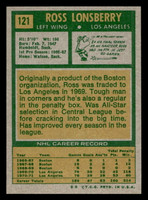 1971-72 Topps #121 Ross Lonsberry Near Mint  ID: 474320