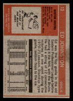 1972-73 Topps #13 Ed Johnston Ex-Mint  ID: 474448
