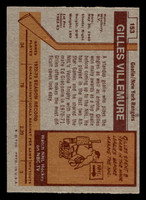 1973-74 Topps #153 Gilles Villemure Ex-Mint  ID: 475020