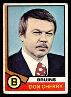 1974-75 Topps #161 Don Cherry/ Good RC Rookie 