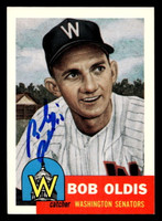 1991 Topps Archives 1953 #262 Bob Oldis Ex-Mint Auto Signed  ID: 475994