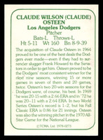 1978 TCMA The 1960's I #273 Claude Osteen Near Mint Auto Signed 
